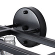 Load image into Gallery viewer, Black Chrome Crystal Accented Bathroom Vanity Wall Light
