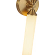 Load image into Gallery viewer, 2-Light White Reeded Glass Up Down Vanity Wall Lamp