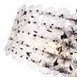 Load image into Gallery viewer, French Country Luxe Glass Flower Round Drum Cage Chandelier