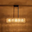 Load image into Gallery viewer, French Luxe Glass Flower Wide Cage Kitchen Island Pendant