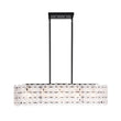 Load image into Gallery viewer, French Luxe Glass Flower Wide Cage Kitchen Island Pendant