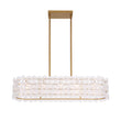 Load image into Gallery viewer, French Luxe Glass Flower Wide Cage Kitchen Island Pendant
