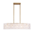 Load image into Gallery viewer, French Luxe Glass Flower Wide Cage Kitchen Island Pendant