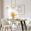 Load image into Gallery viewer, Classic Ceramic Brass 3-Light Kitchen Island Pendant Chandelier
