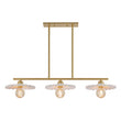 Load image into Gallery viewer, Classic Ceramic Brass 3-Light Kitchen Island Pendant Chandelier