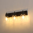 Load image into Gallery viewer, Farmhouse Dual Mount Seeded Glass Linear Ceiling Light