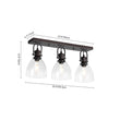 Load image into Gallery viewer, Farmhouse Dual Mount Seeded Glass Linear Ceiling Light