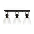 Load image into Gallery viewer, Farmhouse Dual Mount Seeded Glass Linear Ceiling Light