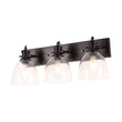 Load image into Gallery viewer, Farmhouse Dual Mount Seeded Glass Linear Ceiling Light