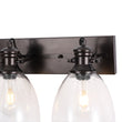Load image into Gallery viewer, Farmhouse Dual Mount Seeded Glass Linear Ceiling Light