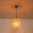 Load image into Gallery viewer, French Farmhouse Crystal Lantern Pendant Light