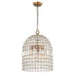 Load image into Gallery viewer, French Farmhouse Crystal Lantern Pendant Light