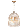 Load image into Gallery viewer, French Farmhouse Crystal Lantern Pendant Light