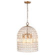 Load image into Gallery viewer, French Farmhouse Crystal Lantern Pendant Light