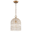 Load image into Gallery viewer, French Farmhouse Crystal Lantern Pendant Light