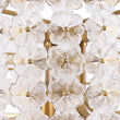 Load image into Gallery viewer, French Country Luxe Glass Flower Round Drum Cage Chandelier