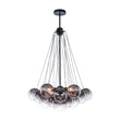 Load image into Gallery viewer, Cluster Colored Tinted Glass Globe Bubble Chandelier