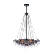 Load image into Gallery viewer, Cluster Colored Tinted Glass Globe Bubble Chandelier