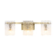 Load image into Gallery viewer, Modern Mid-Century Textured Glass Panel Bathroom Wall Lamp