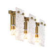 Load image into Gallery viewer, Modern Mid-Century Textured Glass Panel Bathroom Wall Lamp