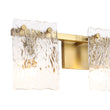 Load image into Gallery viewer, Modern Mid-Century Textured Glass Panel Bathroom Wall Lamp