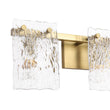 Load image into Gallery viewer, Modern Mid-Century Textured Glass Panel Bathroom Wall Lamp