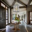 Load image into Gallery viewer, Modern Farmhouse Black Brass Glass Square Lantern Chandelier