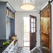 Load image into Gallery viewer, 5CCT Modern Dimmable LED Round Flush Mount Ceiling Light