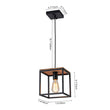 Load image into Gallery viewer, Farmhouze Light-1-Light Black Metal Square Lantern Pendant Light-Pendant-Black-