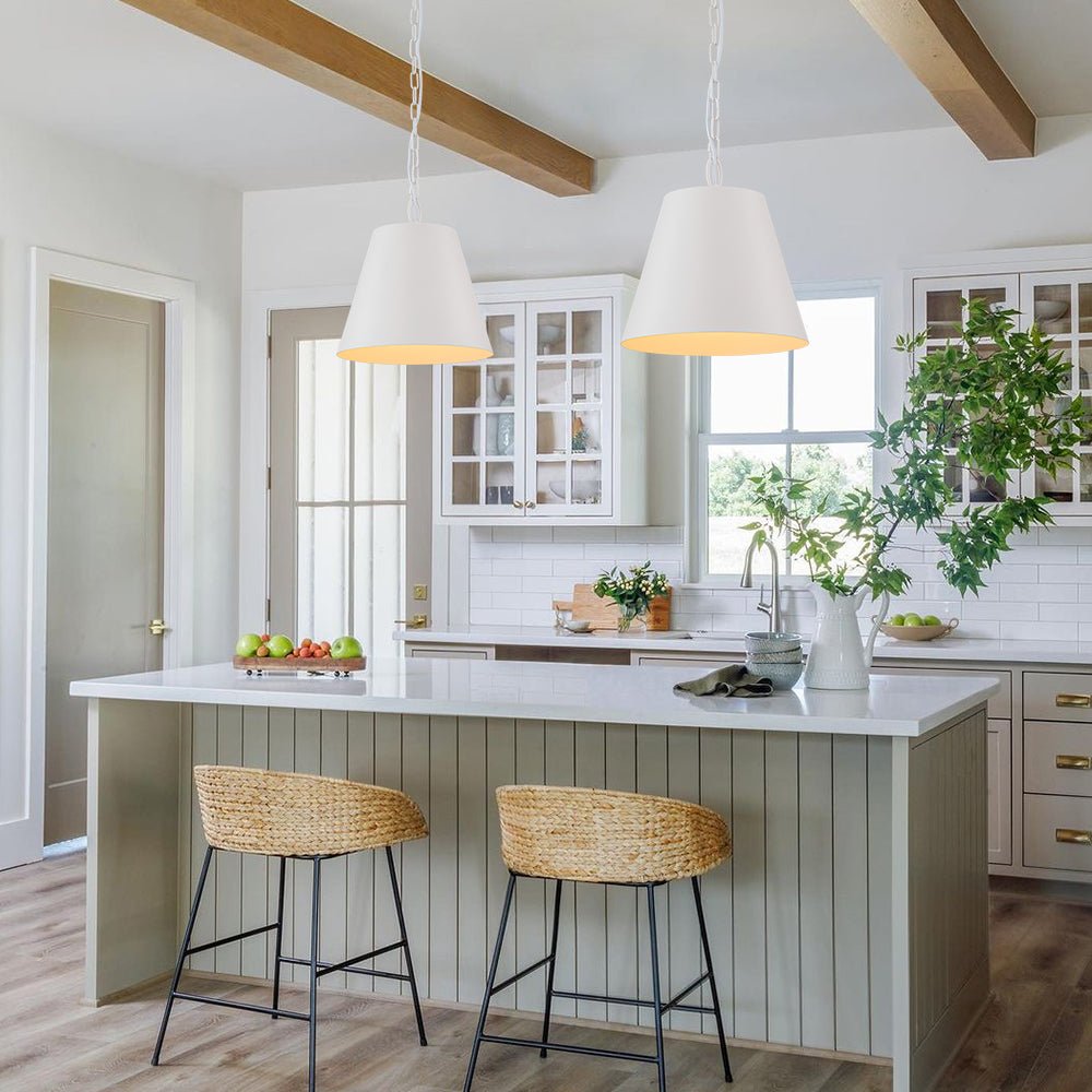 White Pendant Lights for Kitchen: Illuminate with Style