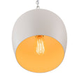 Load image into Gallery viewer, Farmhouze Light - 1 - Light Danish Simple Metal White Pendant Light - Pendant - Bell Shade -