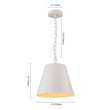 Load image into Gallery viewer, Farmhouze Light - 1 - Light Danish Simple Metal White Pendant Light - Pendant - Bell Shade -