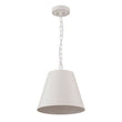 Load image into Gallery viewer, Farmhouze Light - 1 - Light Danish Simple Metal White Pendant Light - Pendant - Bell Shade -