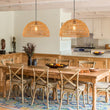 Load image into Gallery viewer, Farmhouze Light - 1 - Light Rustic Boho Woven Rope Dome Pendant Light - Pendant - Large - Brown