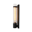 Load image into Gallery viewer, Farmhouze Light - 1 - light Vintage Ribbed Glass Cylinder Linear Wall Sconce - Wall Sconce - 2 Packs -
