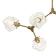 Load image into Gallery viewer, Farmhouze Light - 10 - Light Glass Ice Brass Branching Kitchen Island Pendant - Chandelier - 10 - Light - Brass