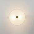 Load image into Gallery viewer, Farmhouze Light - 2 - Light Linen Drum Shade Semi Flush Ceiling Light - Ceiling Light - Brass -