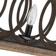 Load image into Gallery viewer, Farmhouze Light - 3 - Light Antique Wooden Rectangular Cage Island Pendant - Chandelier - Poplar -