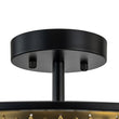 Load image into Gallery viewer, Farmhouze Light-3-Light Crystal Shade Drum Semi Flush Mount-Ceiling Light-3-Light-