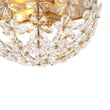 Load image into Gallery viewer, Farmhouze Light - 3 - Light Glam Gold Sparkle Crystal Flower Flush Mount Light - Chandelier - Brass -
