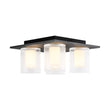 Load image into Gallery viewer, Farmhouze Light - 4 - Light Dimmable LED Cylindrical Glass Square Ceiling Light - Ceiling Light - 4 - Light -