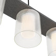 Load image into Gallery viewer, Farmhouze Light - 5 - Light Dimmable LED Cylindrical Glass Linear Island Pendant - Chandelier - 5 - Light -