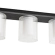 Load image into Gallery viewer, Farmhouze Light - 5 - Light Dimmable LED Cylindrical Glass Linear Island Pendant - Chandelier - 5 - Light -