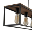 Load image into Gallery viewer, Farmhouze Light-5-Light Rectangular Cage Kitchen Island Pendant-Chandelier-Black-
