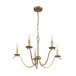 Load image into Gallery viewer, Farmhouze Light - 5 - Light Vintage Elegant Simple Candle Style Chandelier - Chandelier - Brass -