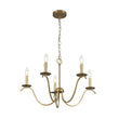 Load image into Gallery viewer, Farmhouze Light - 5 - Light Vintage Elegant Simple Candle Style Chandelier - Chandelier - Brass -
