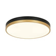 Load image into Gallery viewer, Farmhouze Light - 5CCT Modern Dimmable LED Round Flush Mount Ceiling Light - Ceiling Light - Black -