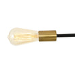 Load image into Gallery viewer, Farmhouze Light - 6 - Light Black Brass Curved Linear Sputnik Ceiling Light - Ceiling Light - 6 Bulb -