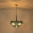 Load image into Gallery viewer, Farmhouze Light - 6 - Light Dimmable Cluster Glass Globe Blue Bubble Chandelier - Chandelier - Gradual Blue -