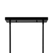 Load image into Gallery viewer, Farmhouze Light - 7 - Light Black Brass Rectangle Kitchen Island Linear Pendant - Chandelier - 7 - Light -